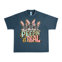 Midnight Navy peepin' it real easter day Urban Heavy Tee - FaDigitalArtStudio