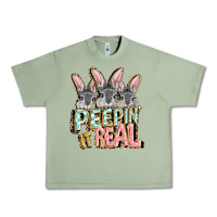Oil Green peepin' it real easter day Urban Heavy Tee - FaDigitalArtStudio