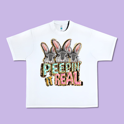 Peepin' It Real Easter Day Urban Heavy Tee Designed By Fadigitalartstudio