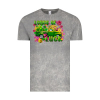 Cloud Rock Loads of luck St. Patricks Day Vintage Tee - FaDigitalArtStudio