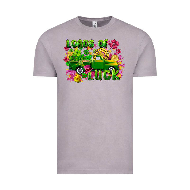 Loads Of Luck St. Patricks Day Vintage Tee by FaDigitalArtStudio | Teevron