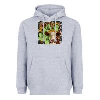 Heather Grey cactus hereford coaster Heavyweight Hoodie - JahusDesignShop