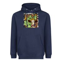 Navy cactus hereford coaster Heavyweight Hoodie - JahusDesignShop