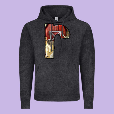 Farm Life Alphabet Lowercase Letters R Vintage Hoodie Designed By Bundleandbundleshop
