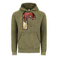 Vintage Olive farm life alphabet lowercase letters r Vintage Hoodie - BundleAndBundleShop
