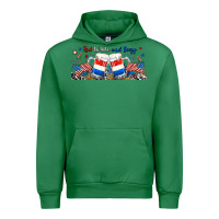 Emerald red white and boozy libbey glass Urban Hoodie - RanaPortraitStore