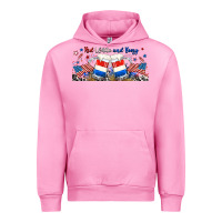 Fuchsia Pink red white and boozy libbey glass Urban Hoodie - RanaPortraitStore