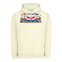 Pigment Pistachio red white and boozy libbey glass Urban Hoodie - RanaPortraitStore
