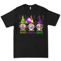 Black Mardi Gras squad with gnomies Premium Tee - HowdyJamesFarm