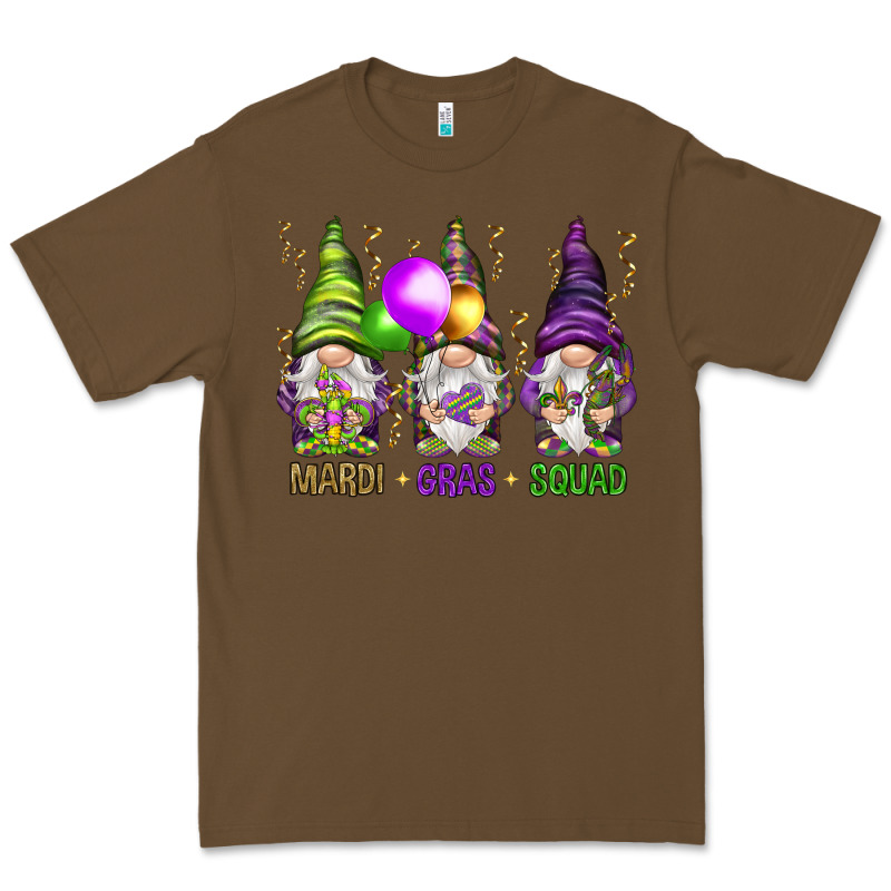 Mardi Gras Squad With Gnomies Premium Tee by HowdyJamesFarm | Teevron