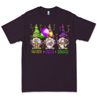 Plum Mardi Gras squad with gnomies Premium Tee - HowdyJamesFarm