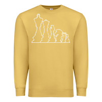 Antique Gold chess t  shirt chess Premium Sweatshirt - maiPhamDesign