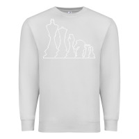 Dove Grey chess t  shirt chess Premium Sweatshirt - maiPhamDesign