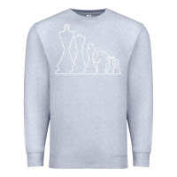 Heather Grey chess t  shirt chess Premium Sweatshirt - maiPhamDesign