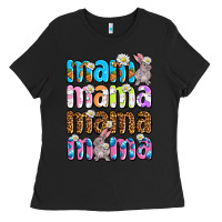 Black Easter mama mama mama Ladies Tee - OliviaCreatesArt