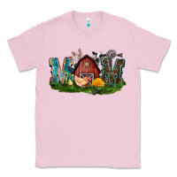 Bubblegum Pink Barn Mom Mother's Day Classic Tee - CowGirlArtShop