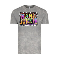 Cloud Rock Mama junkie Mother's Day Vintage Tee - FaDigitalArtStudio