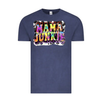 Vintage Denim Mama junkie Mother's Day Vintage Tee - FaDigitalArtStudio