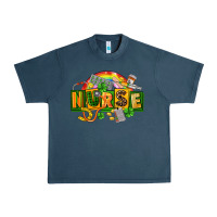 Midnight Navy nurse st patricks Urban Heavy Tee - FaDigitalArtStudio