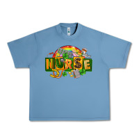 Pebble Blue nurse st patricks Urban Heavy Tee - FaDigitalArtStudio