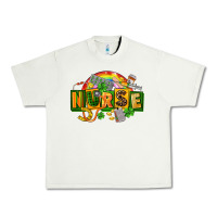 Pistachio nurse st patricks Urban Heavy Tee - FaDigitalArtStudio