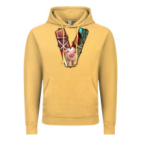 Vintage Mustard farm life alphabet lowercase letters v Vintage Hoodie - BundleAndBundleShop