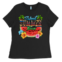 Black Sweet summer time Ladies Tee - FaDigitalArtStudio