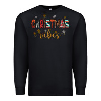 Black christmas vibes Premium Sweatshirt - JahusDesignShop