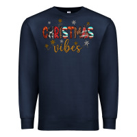 Navy christmas vibes Premium Sweatshirt - JahusDesignShop