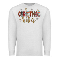 Oatmeal Heather christmas vibes Premium Sweatshirt - JahusDesignShop