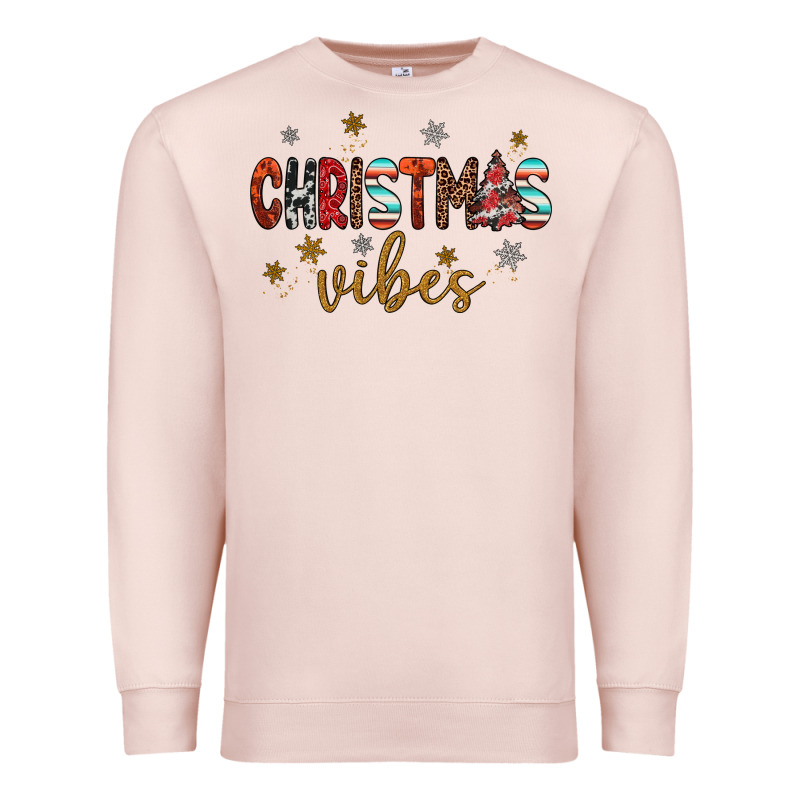 Christmas Vibes Premium Sweatshirt by JahusDesignShop | Teevron