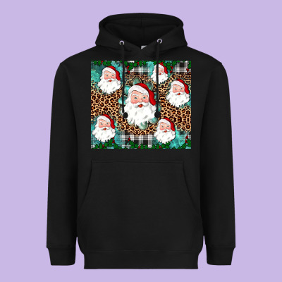 Santa Heavyweight Hoodie Designed By Jahusdesignshop