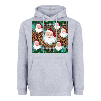 Heather Grey santa Heavyweight Hoodie - JahusDesignShop