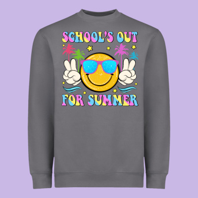 School's Out For Summer Heavyweight Sweatshirt Designed By Jahusdesignshop