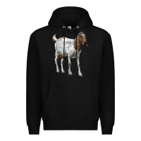 Black Boer Goat Premium Hoodie - LillyAllenDesigns
