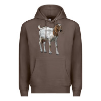 Coffee Boer Goat Premium Hoodie - LillyAllenDesigns