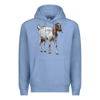 Colony Blue Boer Goat Premium Hoodie - LillyAllenDesigns