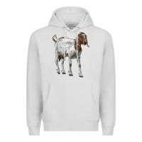 Dove Grey Boer Goat Premium Hoodie - LillyAllenDesigns