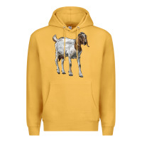 Mustard Boer Goat Premium Hoodie - LillyAllenDesigns