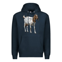 Navy Boer Goat Premium Hoodie - LillyAllenDesigns