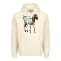 Sandshell Boer Goat Premium Hoodie - LillyAllenDesigns