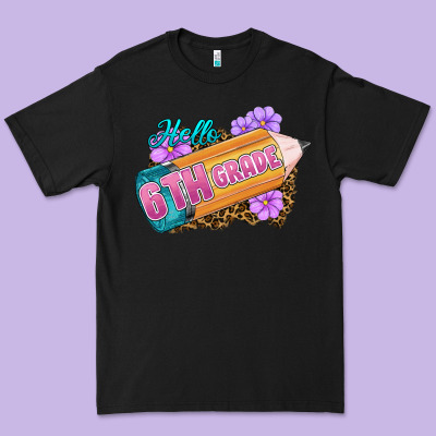 Hello 6th Grade Premium Tee Designed By Ranaportraitstore