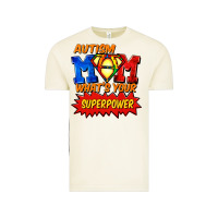 Autism Mom What's Your Superpower Mother's Day Vintage Tee | Teevron
