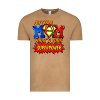 Vintage Camel Autism mom what's your superpower Mother's Day Vintage Tee - FaDigitalArtStudio