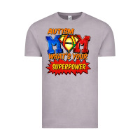 Vintage Zinc Autism mom what's your superpower Mother's Day Vintage Tee - FaDigitalArtStudio
