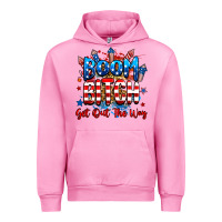 Fuchsia Pink boom bitch get out the way Urban Hoodie - RanaPortraitStore