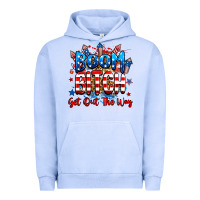 Pigment Grape Ice boom bitch get out the way Urban Hoodie - RanaPortraitStore