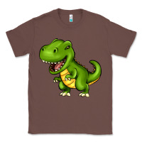 Chestnut Cartoon T-Rex Classic Tee - HowdyJamesFarm