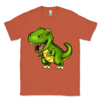 Copper Cartoon T-Rex Classic Tee - HowdyJamesFarm