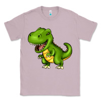 Lilac Cartoon T-Rex Classic Tee - HowdyJamesFarm